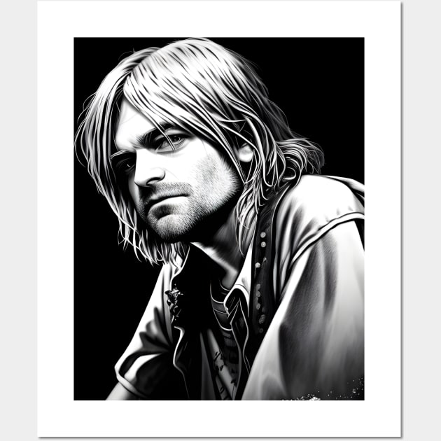 Kurt Cobain 02 Wall Art by Jaymz Weiss Designz